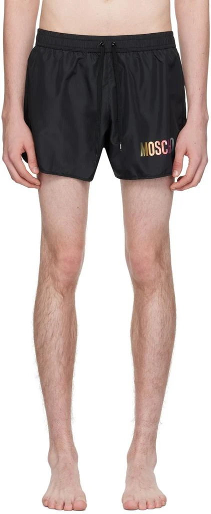 Moschino Black Three-Pocket Swim Shorts 1
