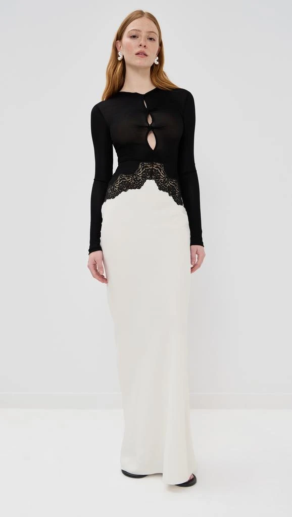 Christopher Esber Open Twist Verner Lace Dress 6