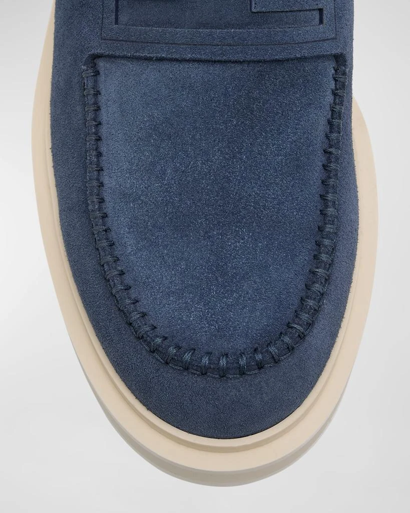 FENDI Frame Suede Loafers Shop Men main image 3