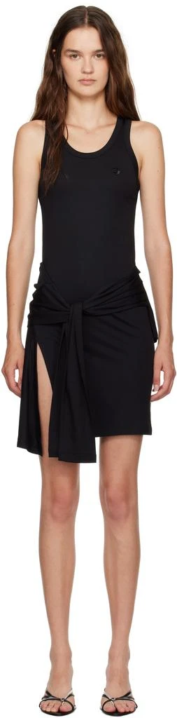 coperni black mini dress Coperni Black Asymmetric Flower Mini Dress Size M – Mine & Yours main image 1