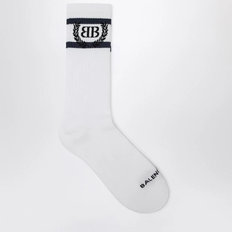 Balenciaga Laurel classic white/blue socks 1
