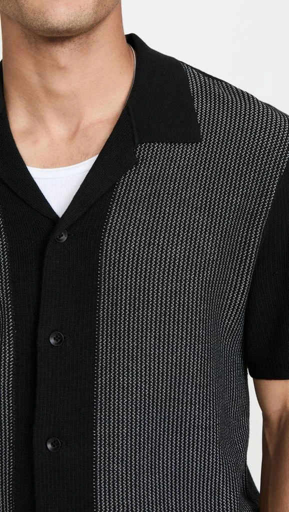 Rag & Bone Harvey Knit Camp Shirt 5