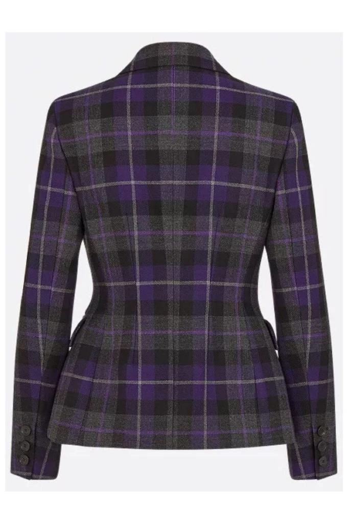 Dior Dior Checkered Button-Up Fitted Jacket 2