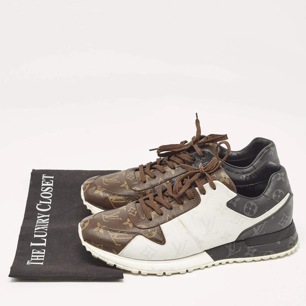 Louis Vuitton Louis Vuitton Brown/White Monogram Canvas Runaway Sneakers Size 42.5 9