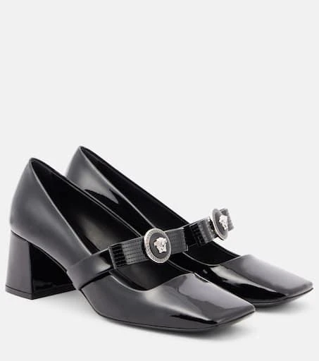 Versace Gianni Ribbon 55 leather pumps 1