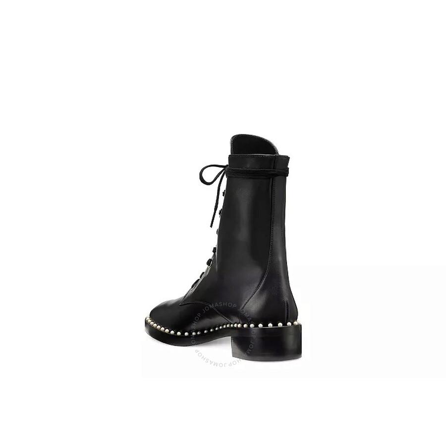 Stuart Weitzman Black Sondra Ankle Boots