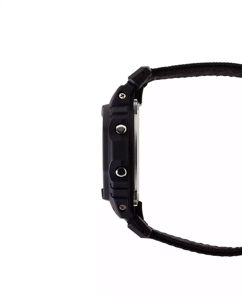 G-Shock Men's Digital Black Cordura and Resin Watch, 42.8mm, DW5600BCE-1
