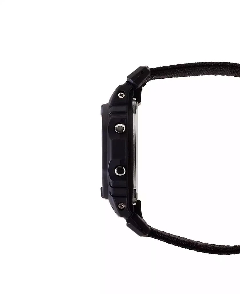 G-Shock Men's Digital Black Cordura and Resin Watch, 42.8mm, DW5600BCE-1 2