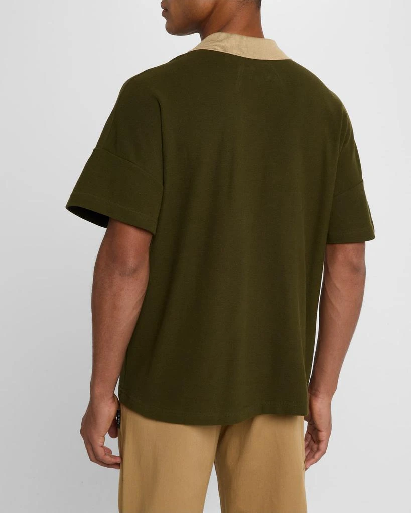 Rhude Men's Scramble Logo Stamp Polo Shirt 3