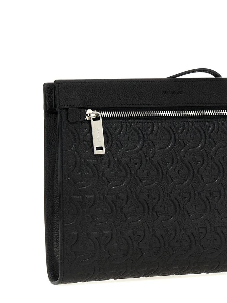 Salvatore Ferragamo Salvatore Ferragamo 'Gancini' Clutch 3