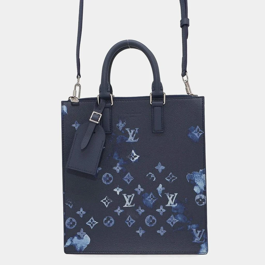 Louis Vuitton Louis Vuitton Sac Plat Messenger Navy Monogram Watercolor 1