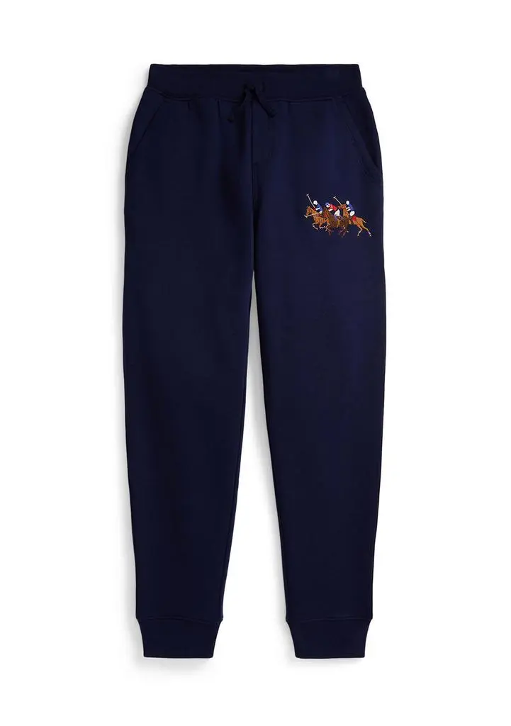 Ralph Lauren Boys 8-20 Triple-Pony Fleece Jogger Pants