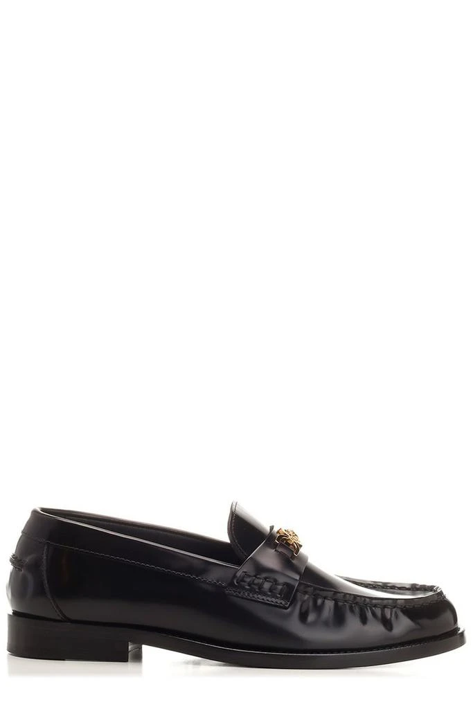 Versace Versace Logo-Plaque Slip-On Loafers 1