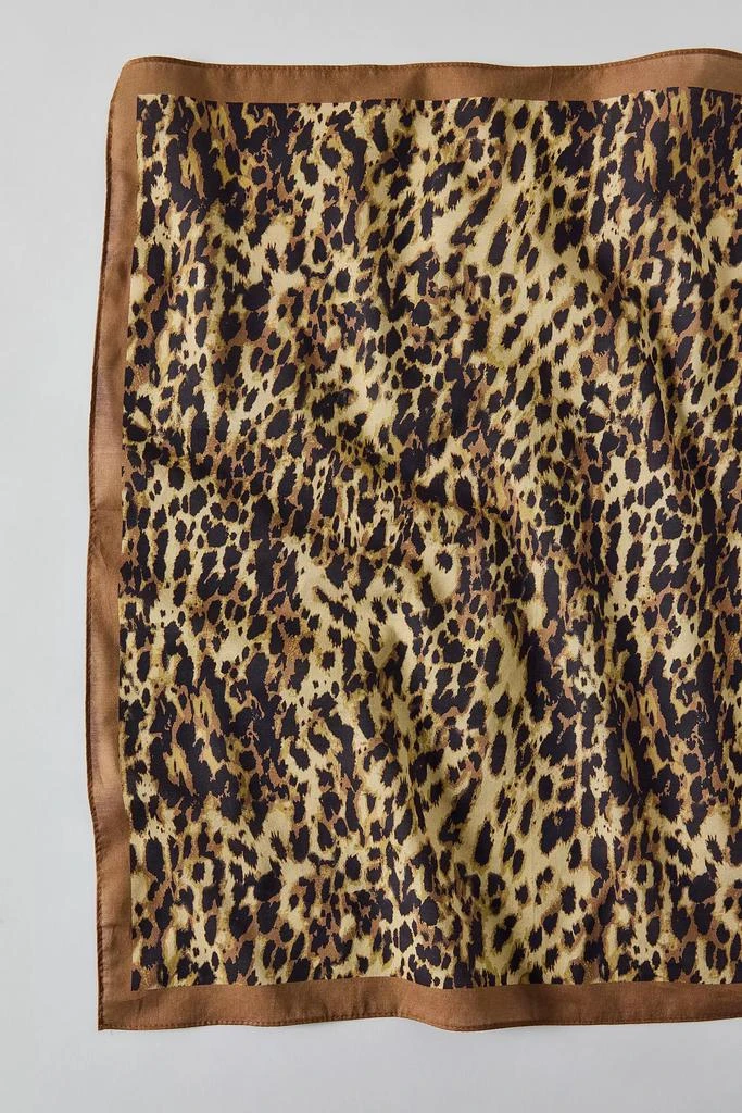Urban Outfitters Leopard Pattern Cotton Bandana