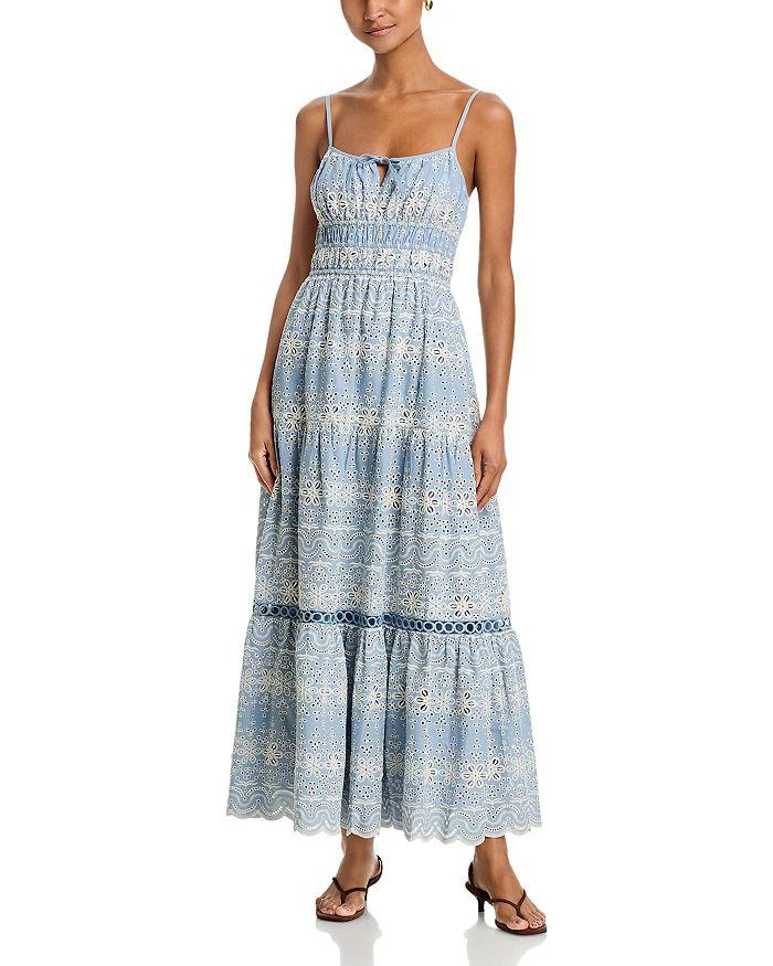slim fit dress slacks Women's The Beauty Within Off The Shoulder Floral Mini Dress in Aqua Blue main image 1