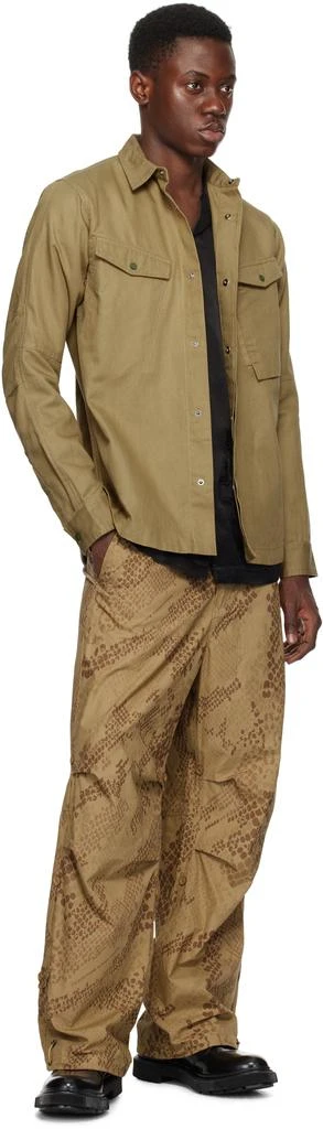 MAHARISHI Tan Miltype Custom Shirt 4