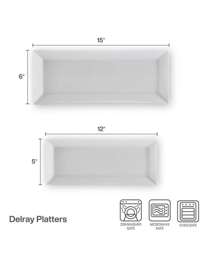 Mikasa Delray Bread Tray, Set of 2 4