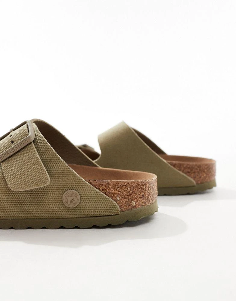 Birkenstock Birkenstock Arizona vegan sandals in khaki canvas 3