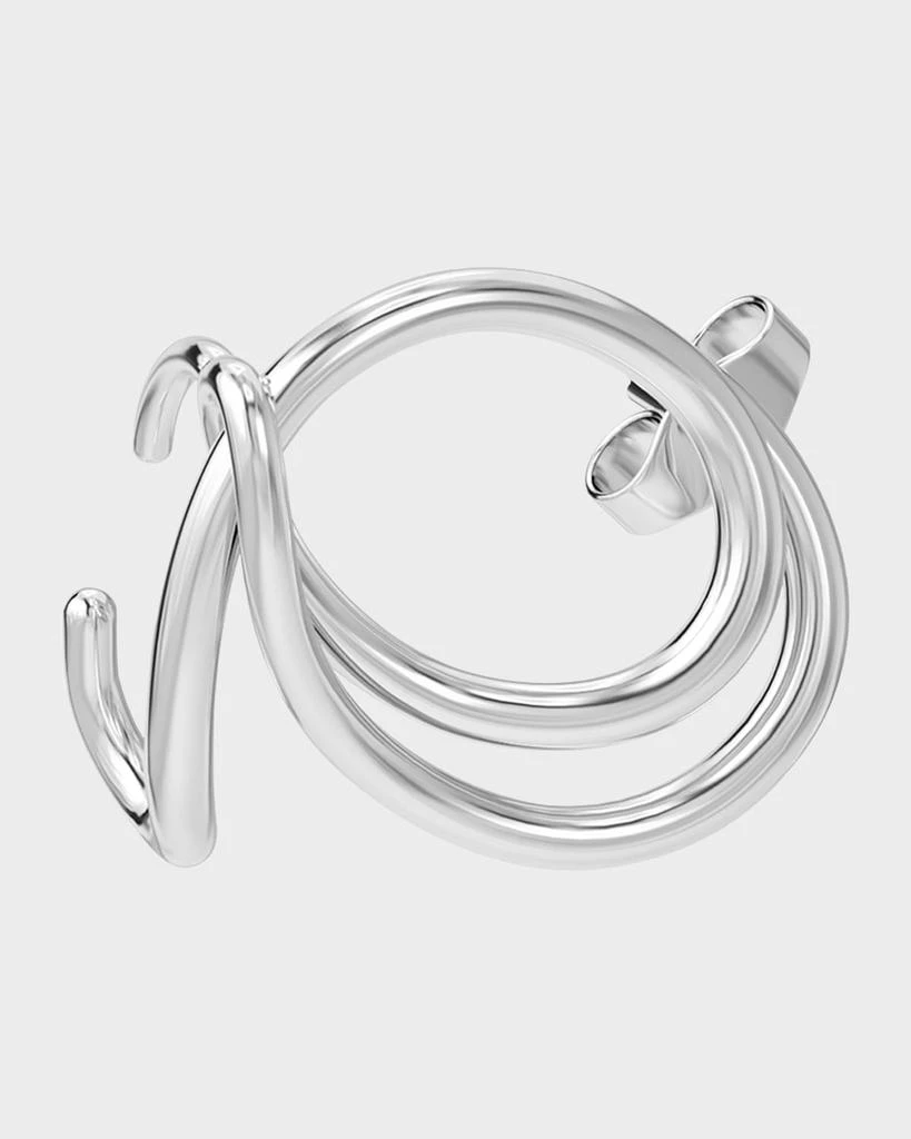 Charlotte Chesnais Lasso Earring Silver, Single