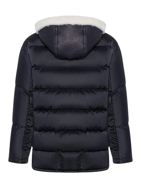 WOLFIE FURS Made For Generations™ Shearling Puffer Moto Jacket 2