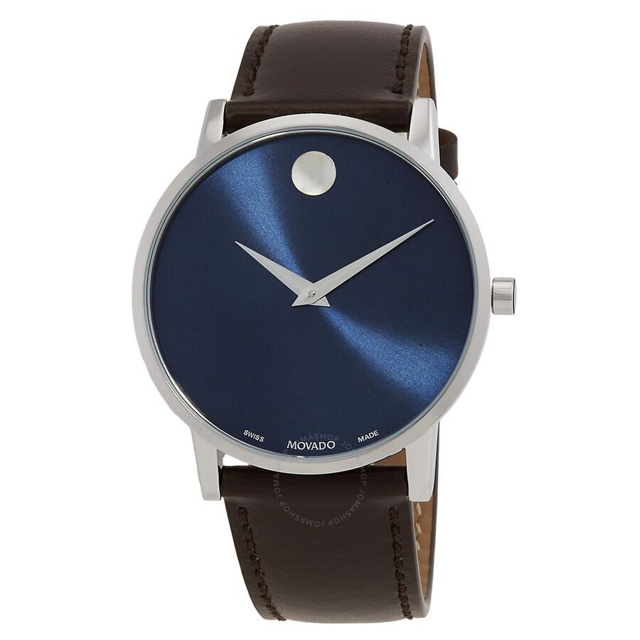 Movado Museum Classic Quartz Blue Dial Unisex Watch 0607851