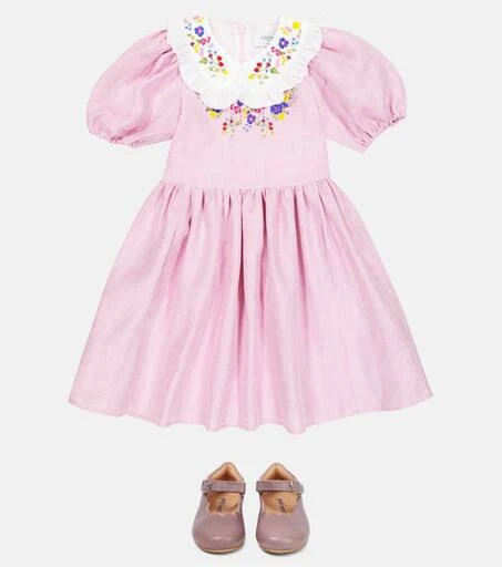Paade Mode Embroidered linen dress 2