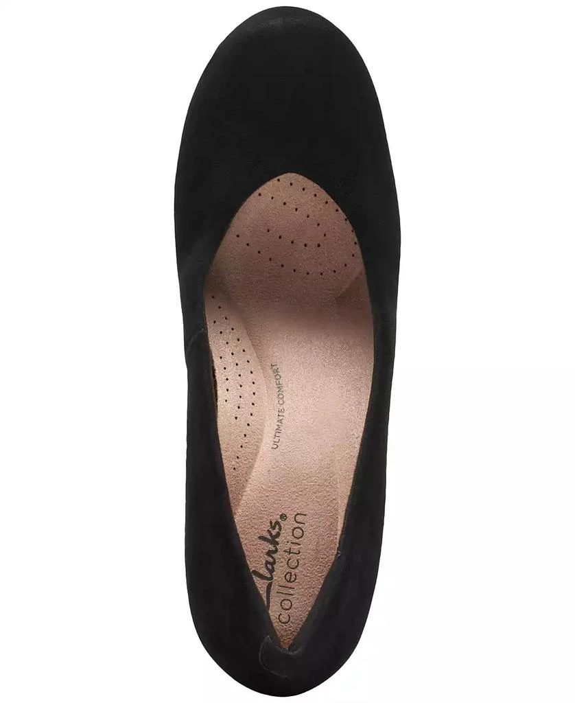 Clarks Collection Women's Flores Tulip Wedge Pumps 4