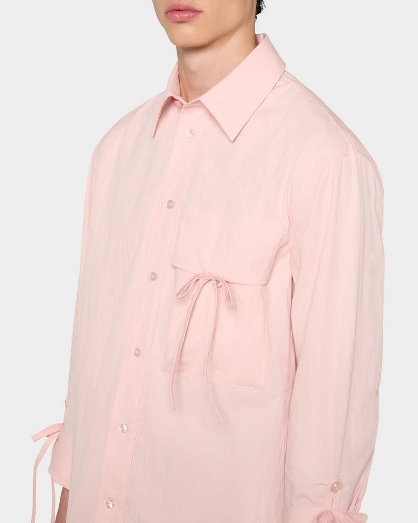 Simone Rocha Men's Bow Detail Workwear Shirt 5