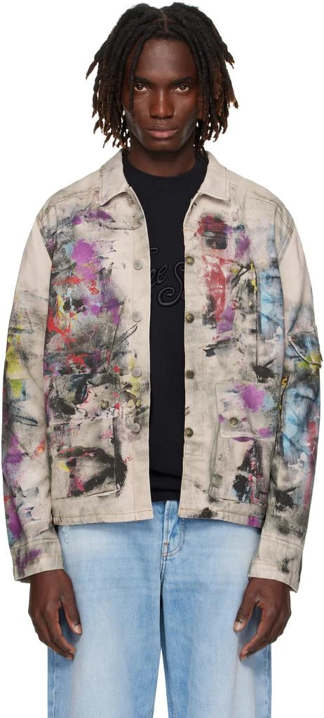 Acne Studios Multicolor Trompe L
Oeil Print Jacket
