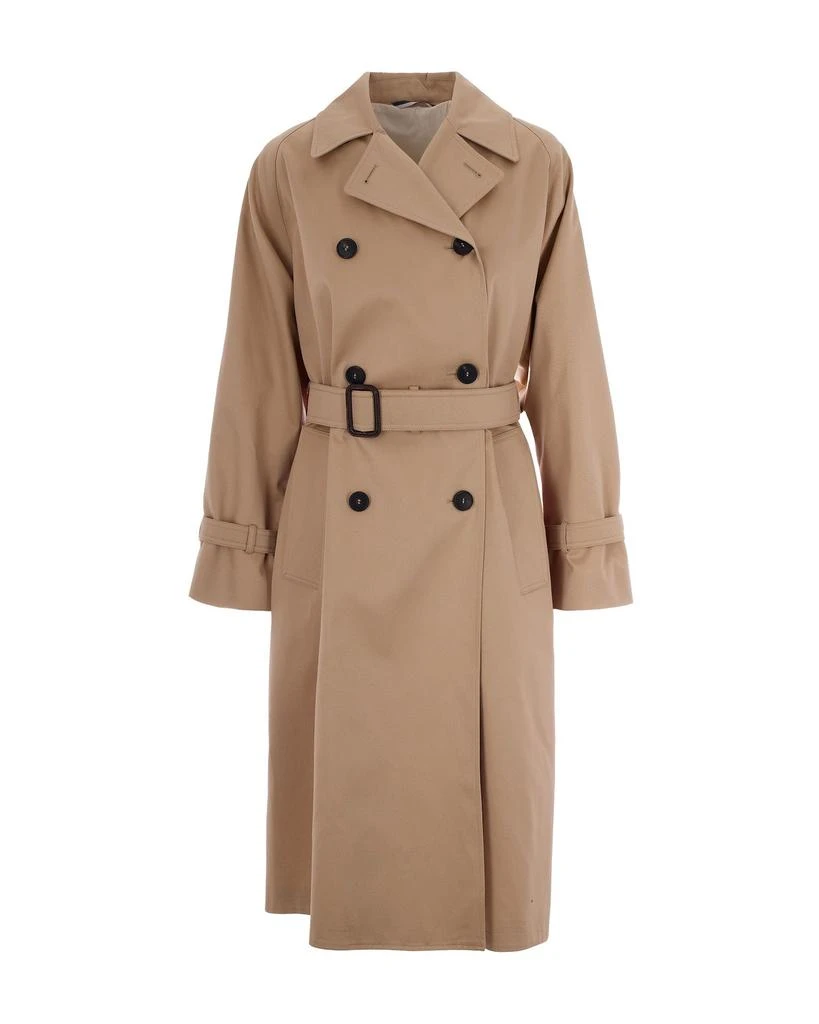 Max Mara Printed Gabardine Trench Coat