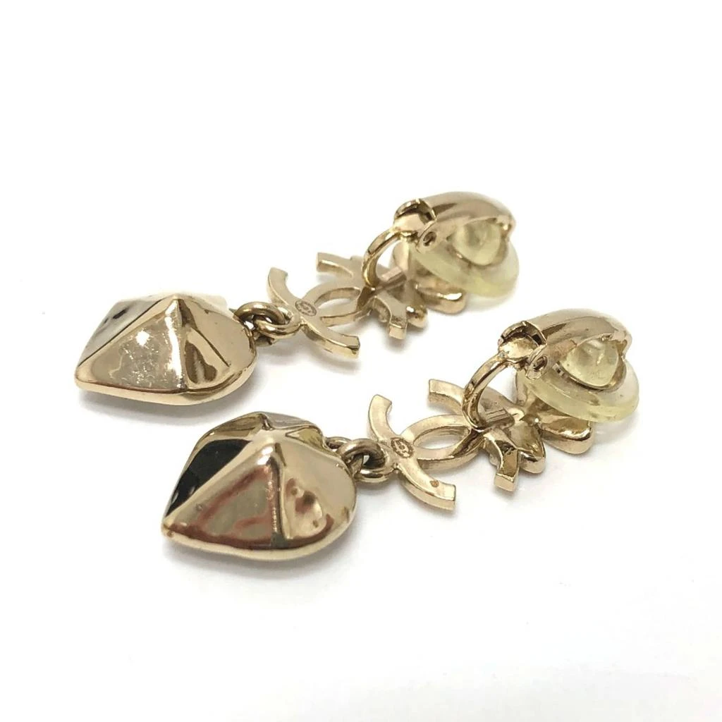 Chanel Plated Clip Earrings (Pre-Owned) 2