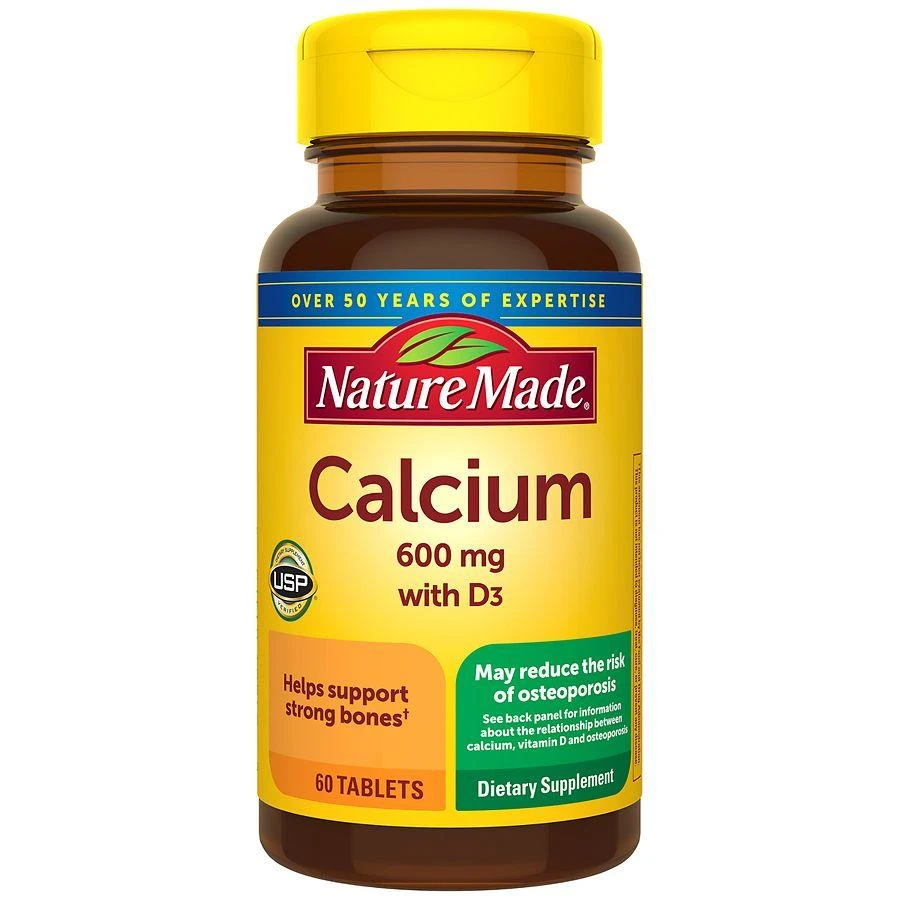 Nature Made Calcium 600 Mg With Vitamin D3 Tablets