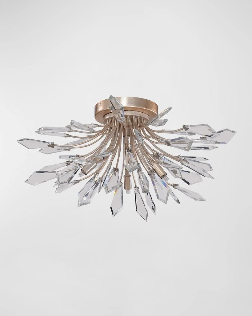 John Richard Kotta 4-Light Cut Crystal Flush Mount 2