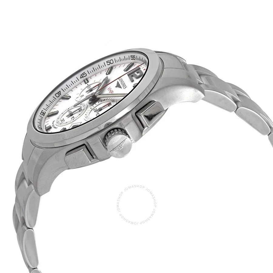 Longines Conquest V.H.P. Perpetual Chronograph Quartz Silver Dial Men's Watch L37174766 2