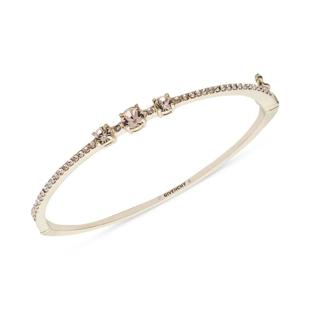 Givenchy Triple-Stone Crystal Thin Bangle Bracelet 1