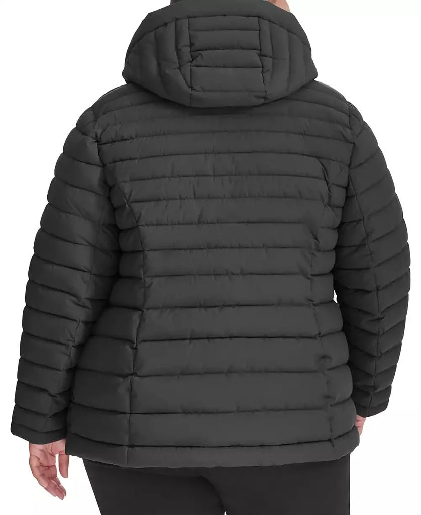 Tommy Hilfiger Plus Size Hooded Packable Puffer Coat, Created for Macy's 2