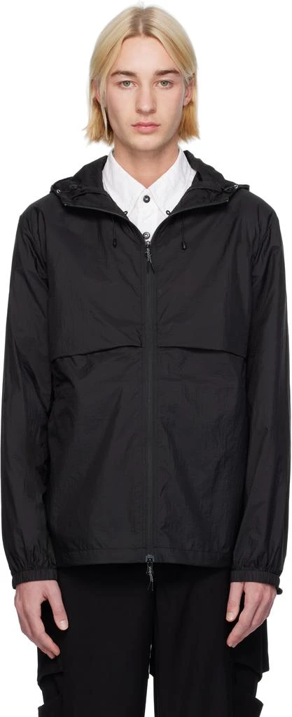 J EONGL I Black Camouflage Lasercut Windbreaker 1