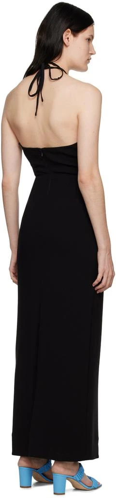 Staud Black Abigail Midi Dress 3