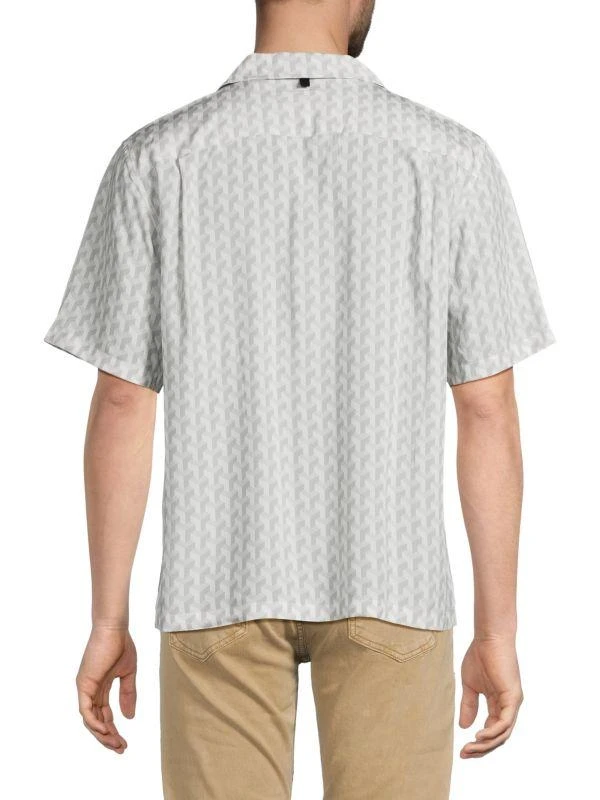 Rag & Bone Print Camp Shirt 2