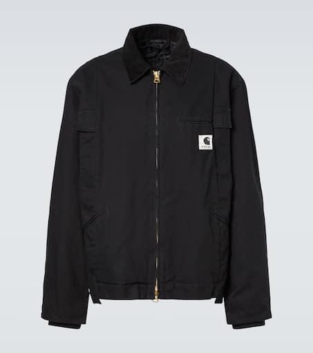 Sacai Sacai Gonz Wool Melton X Leather Blouson - Jackets - Compare