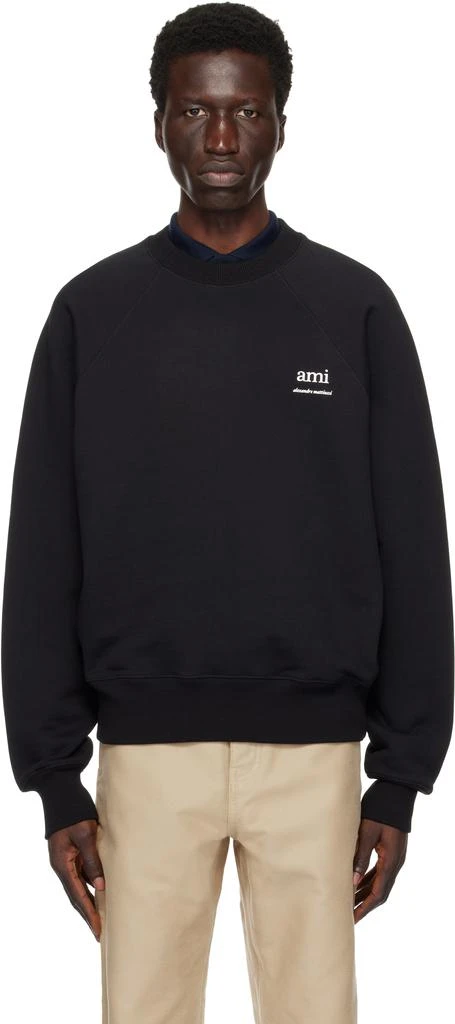 AMI Black 'Ami Alexandre Mattiussi' Sweatshirt 1