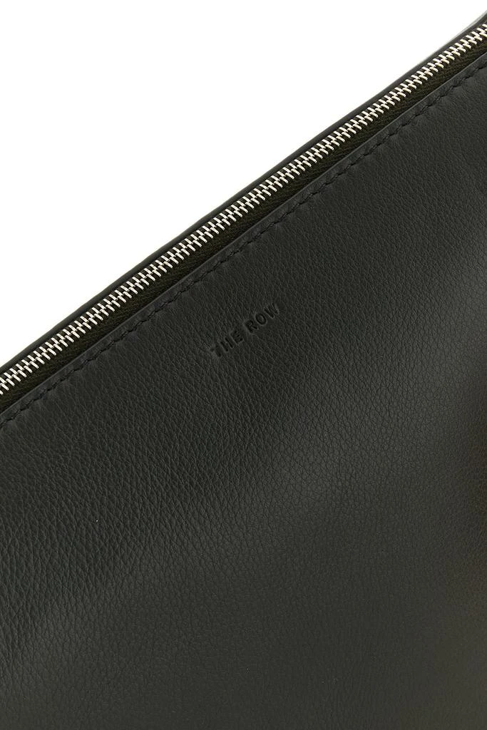 The Row Graphite leather Nu Twin clutch 3