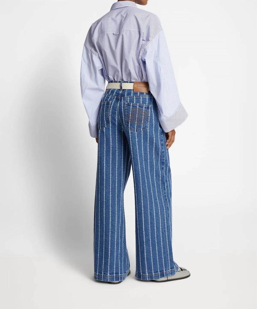 MUNTHE Munthe - Ecube Pinstripe Jeans