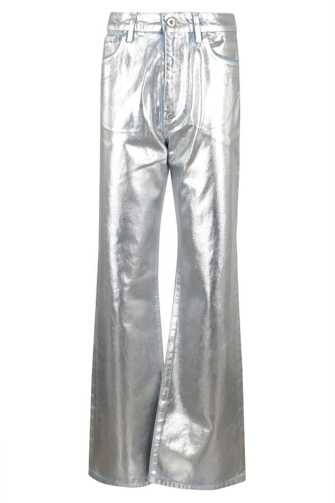 Paco Rabanne Paco Rabanne Mid-Rise Straight-Leg Jeans 1
