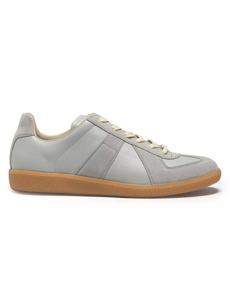 Maison Margiela Replica Leather & Suede Sneakers 1