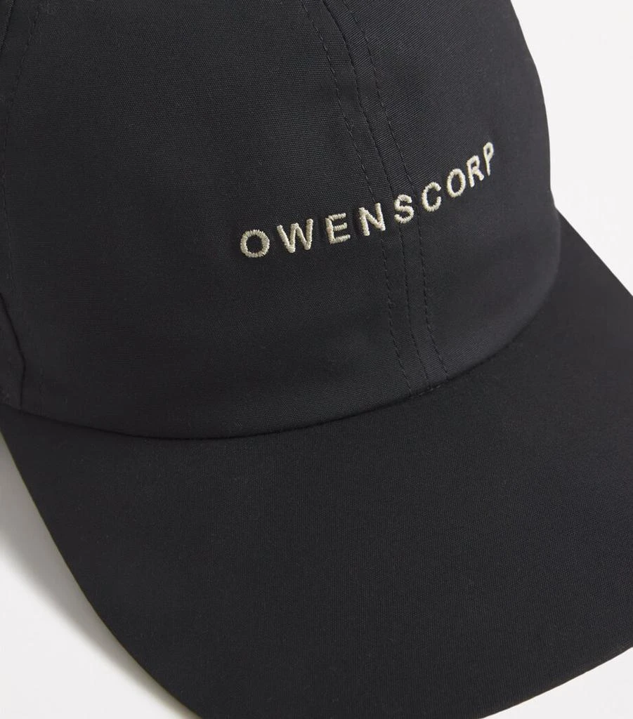 Rick Owens Organic Cotton Logo Baseball Cap 4