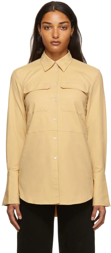 House of Dagmar Tan Simone Long Sleeve Shirt 1