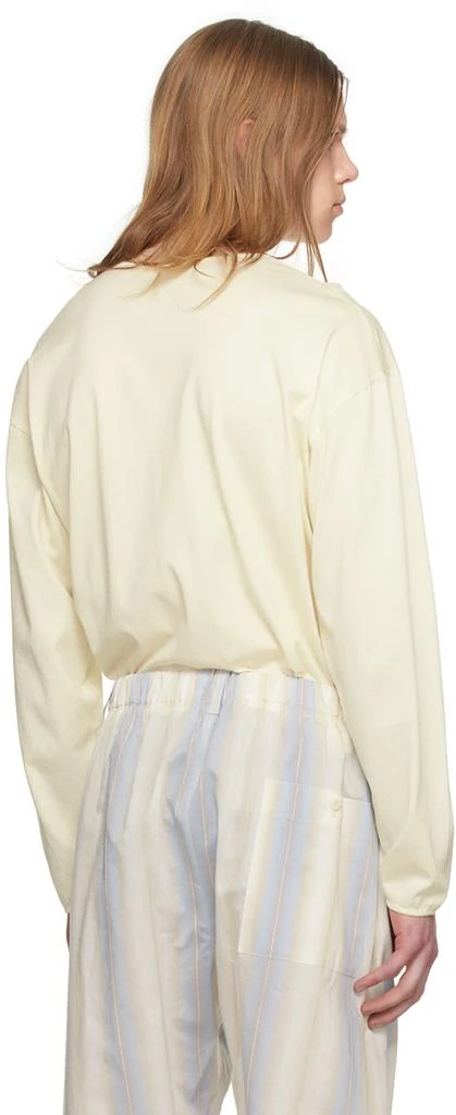 Lemaire Yellow Relaxed Long Sleeve T-Shirt 3