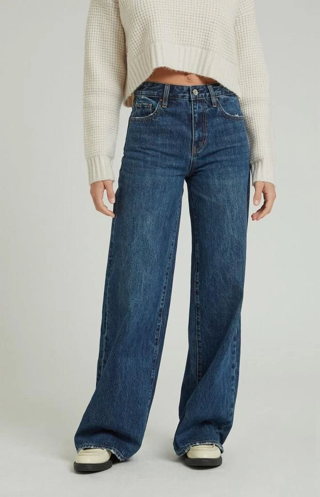 PacSun Jessie Dark Indigo High Waisted Baggy Jeans 1