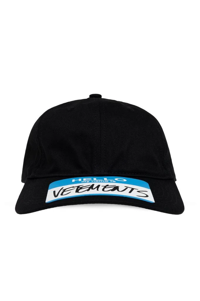 Vetements Vetements Logo Detailed Baseball Cap 1